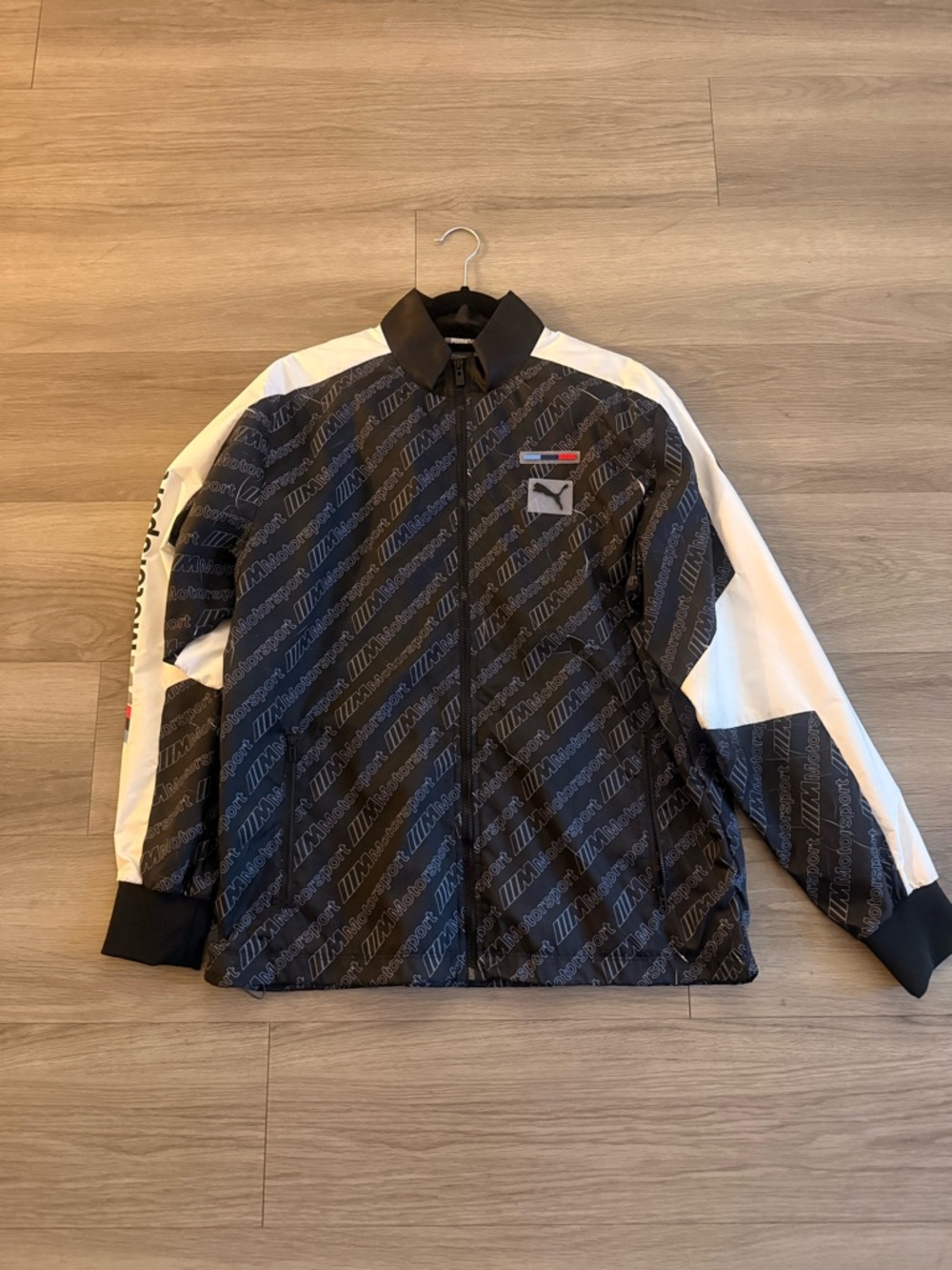 Puma Men's BMW Black & White Track Jacket